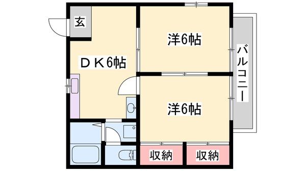 カームＳＴⅡの物件間取画像